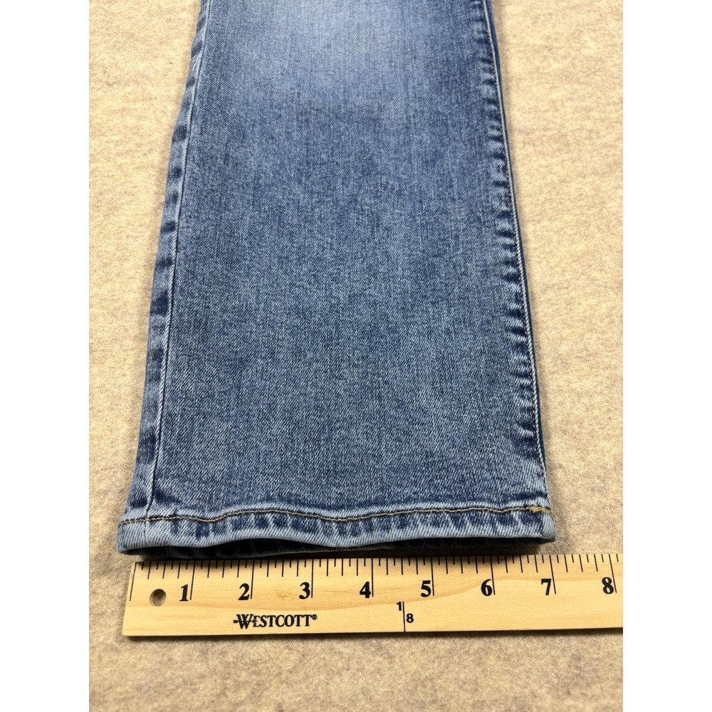 Good American Women's Blue Denim Jeans Size 10/30 High Waist Medium Wash Stretch - Picture 4 of 8